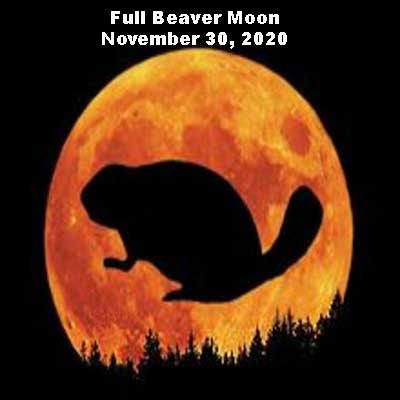 Full Beaver Moon November 30, 2020