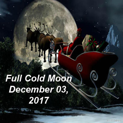 Full Cold Moon December 3, 2017