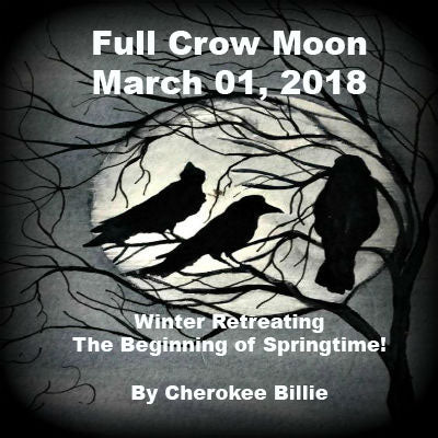 Full Crow Moon March 01, 2018