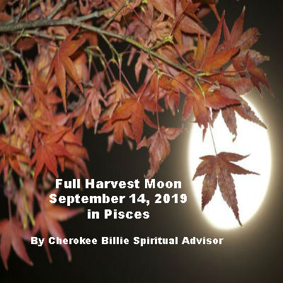 Full Moon September 14, 2019 in Pisces