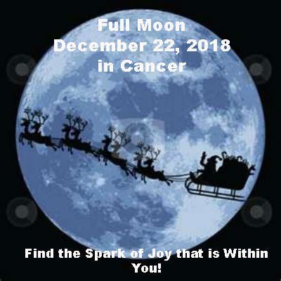 Full Moon December 22, 2018 in Cancer