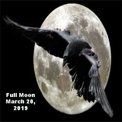 Full Moon March 20, 2019, Super Moon & Spring Equinox