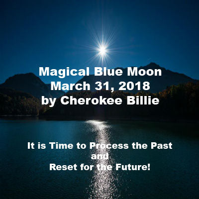 Magical Blue Moon March 31, 2018