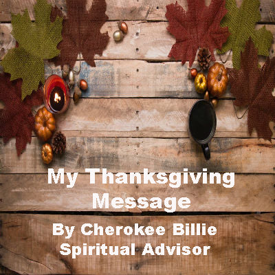 My Thanksgiving Message