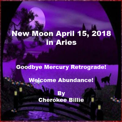 New Moon April 15, 2018 in Aries