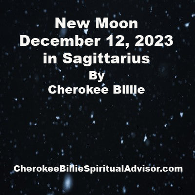 New Moon December 12, 2023 in Sagittarius
