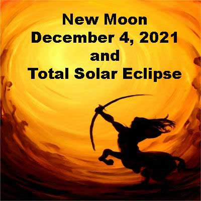 New Moon December 4, 2021 and Total Solar Eclipse