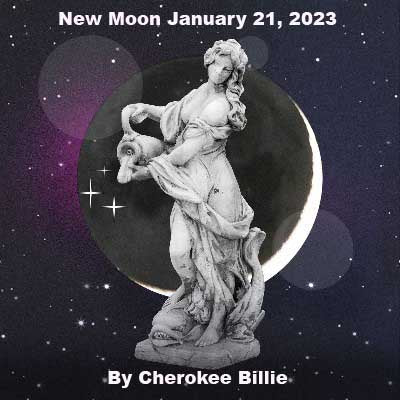 New Moon January 21, 2023 in Aquarius