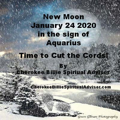 New Moon January 24, 2020 in Sign of Aquarius