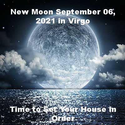 New Moon September 06, 2021 in Virgo