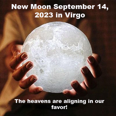 New Moon September 14, 2023 in Virgo