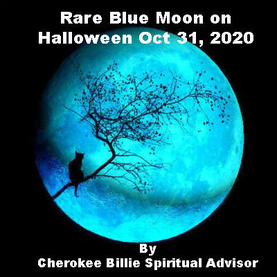 Rare Blue Moon on Halloween Oct 31, 2020 in Taurus