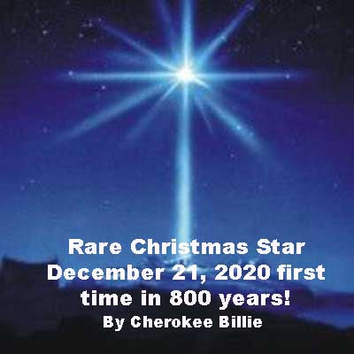 Rare Christmas Star December 21, 2020 first time in 800 years!